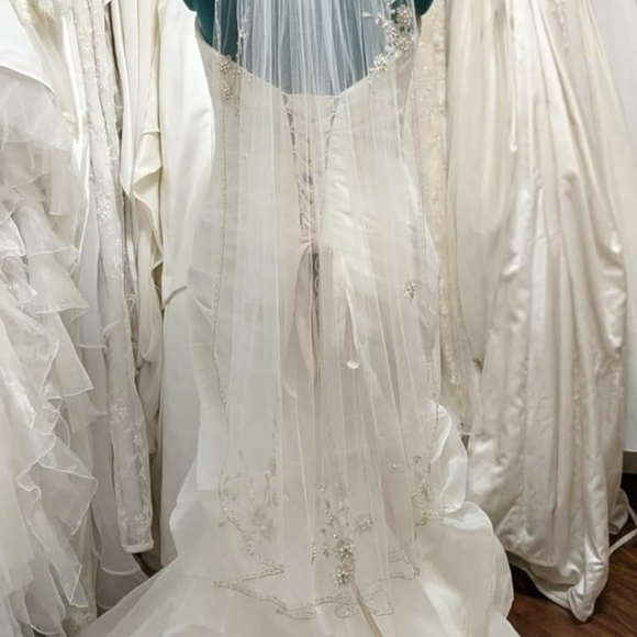 Essense of Australia Organza Wedding Gown - Picture 12 of 12